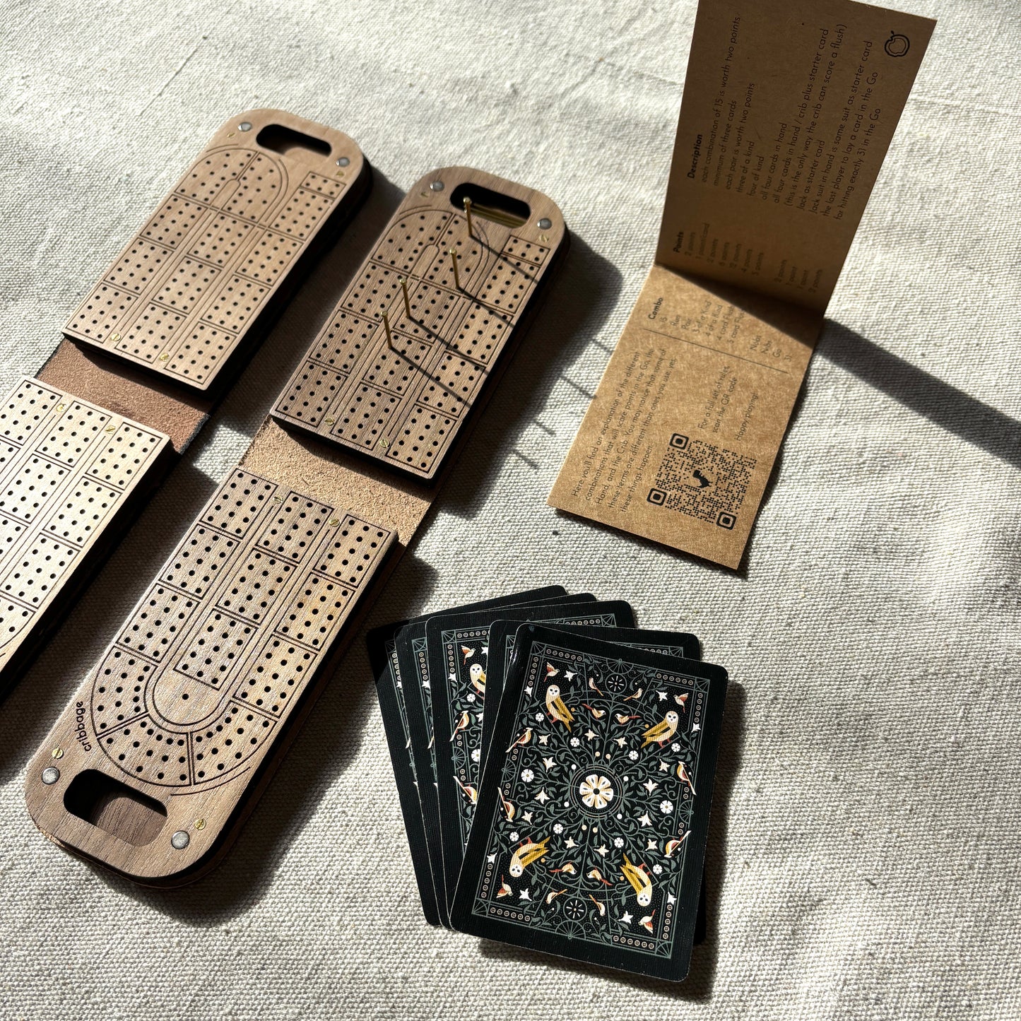Limited Run: Waves Travel Cribbage Board
