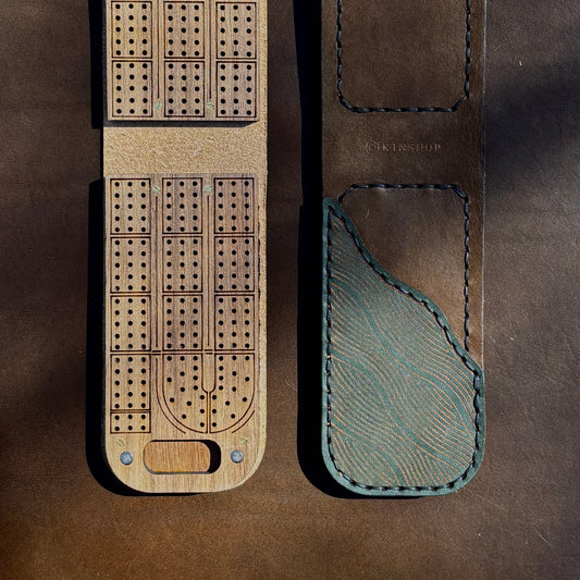 Limited Run: Waves Travel Cribbage Board
