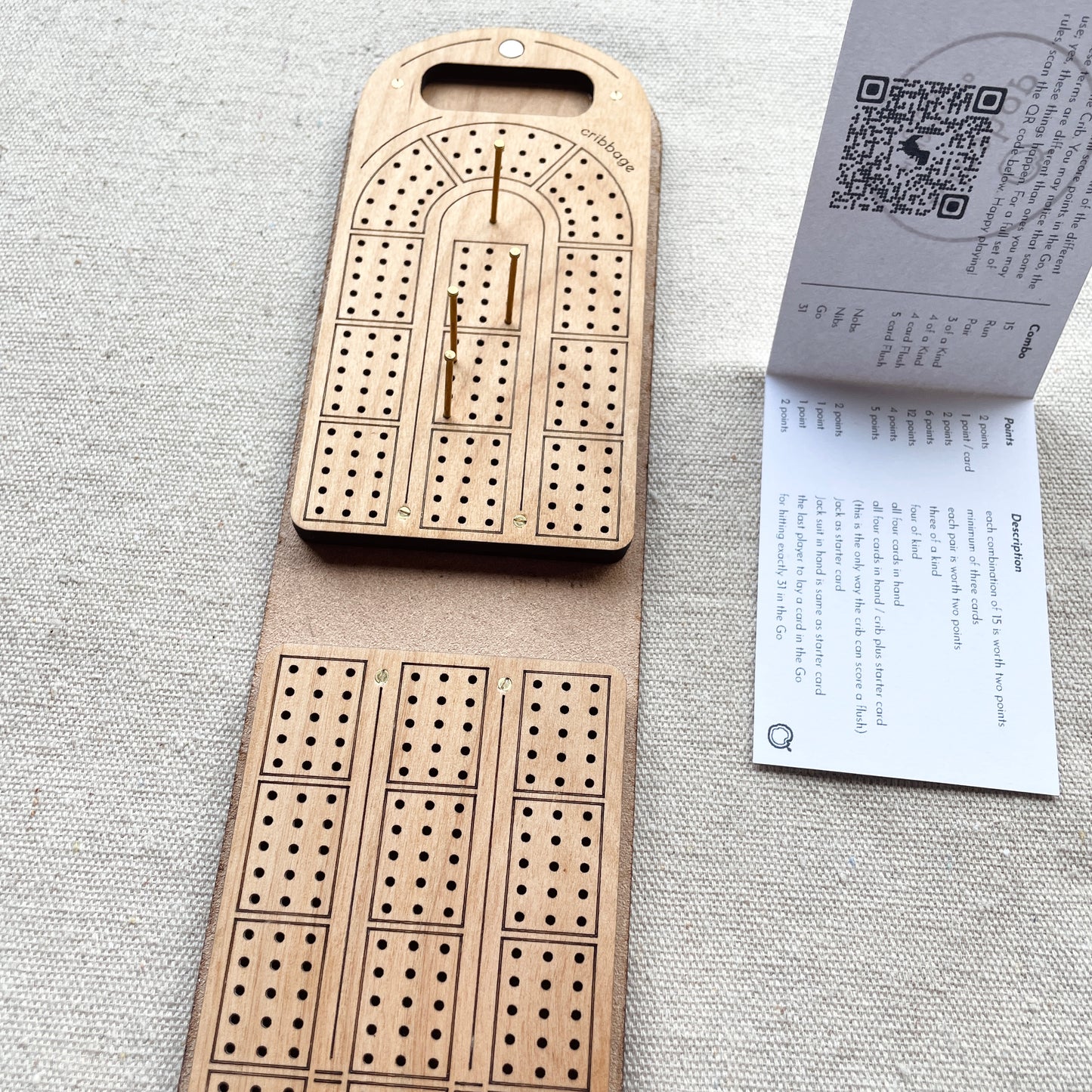 At Home Cribbage Board