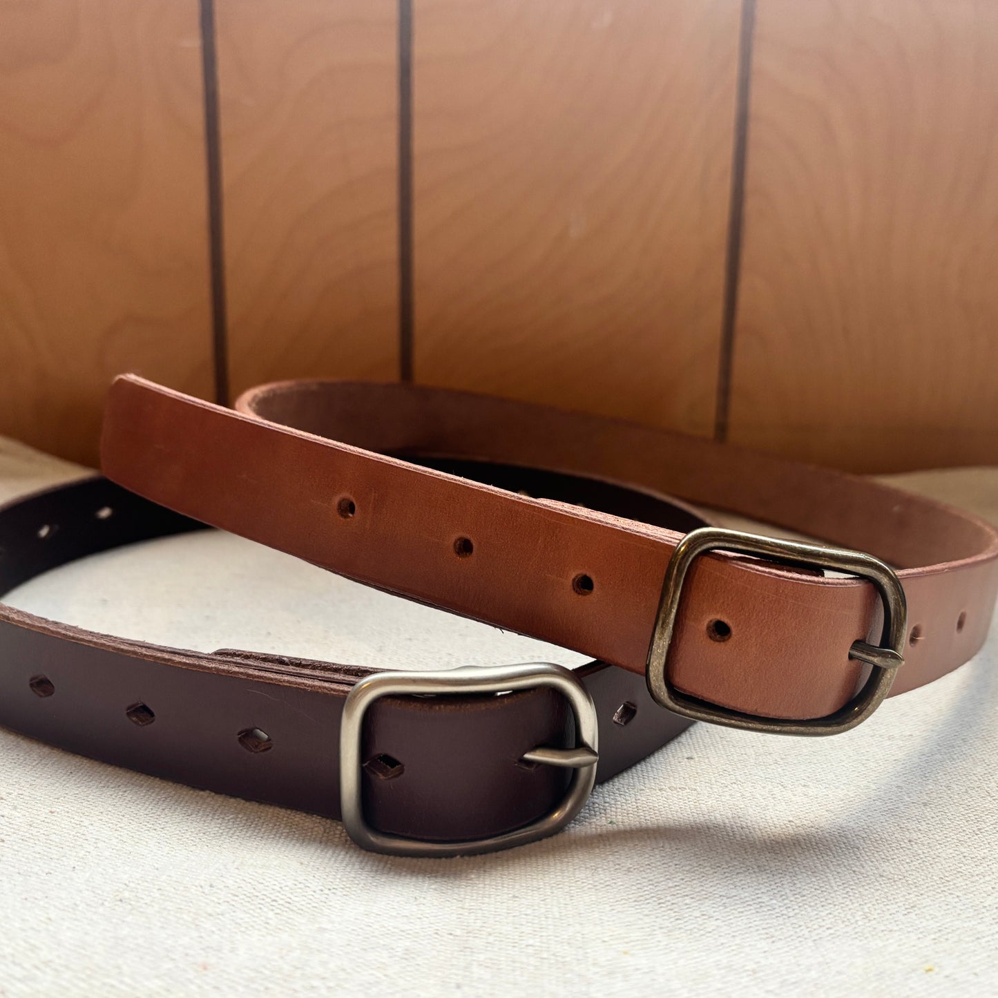 Belt - Center Bar Oval Buckle