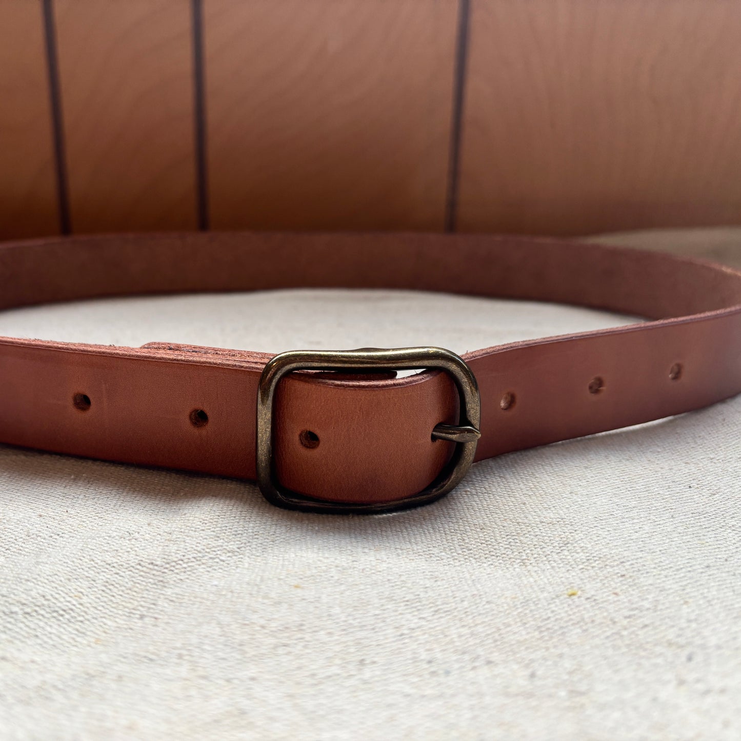 Belt - Center Bar Oval Buckle