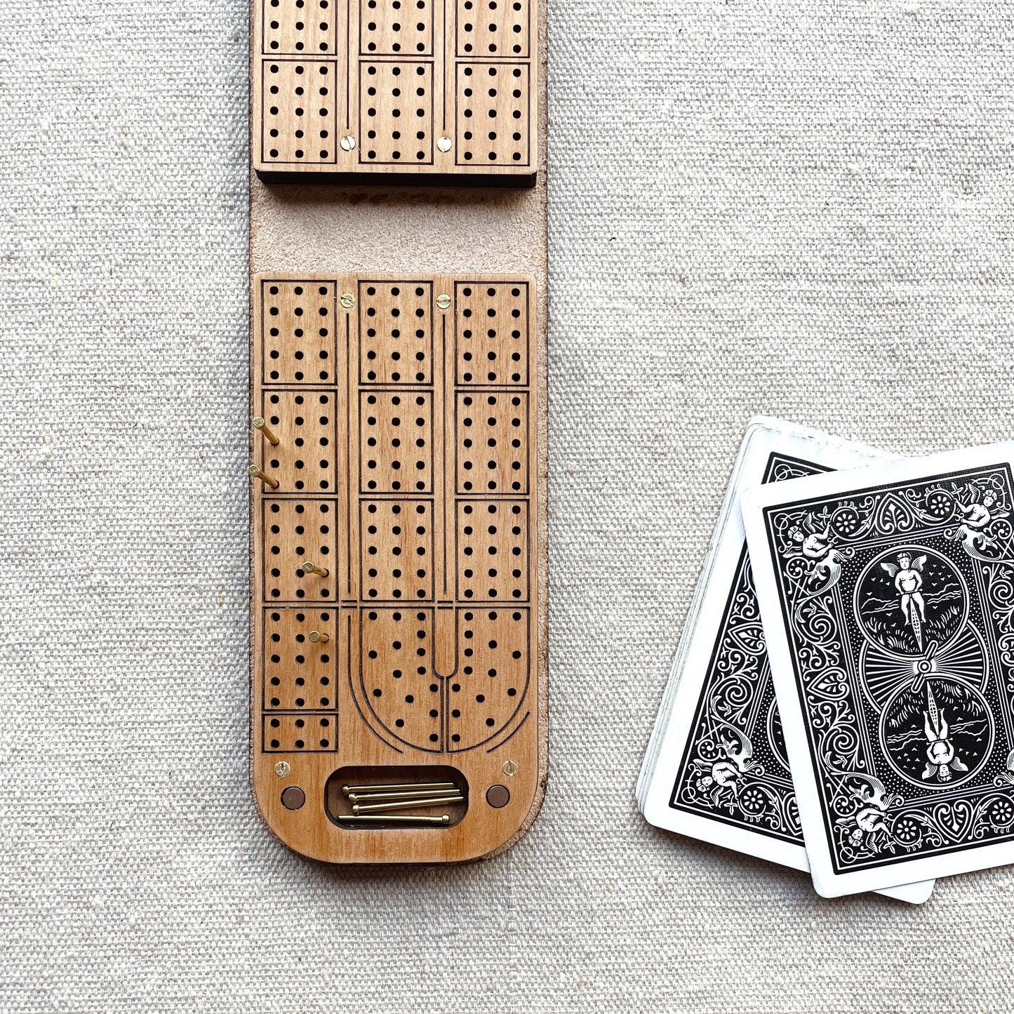 Travel Cribbage Board