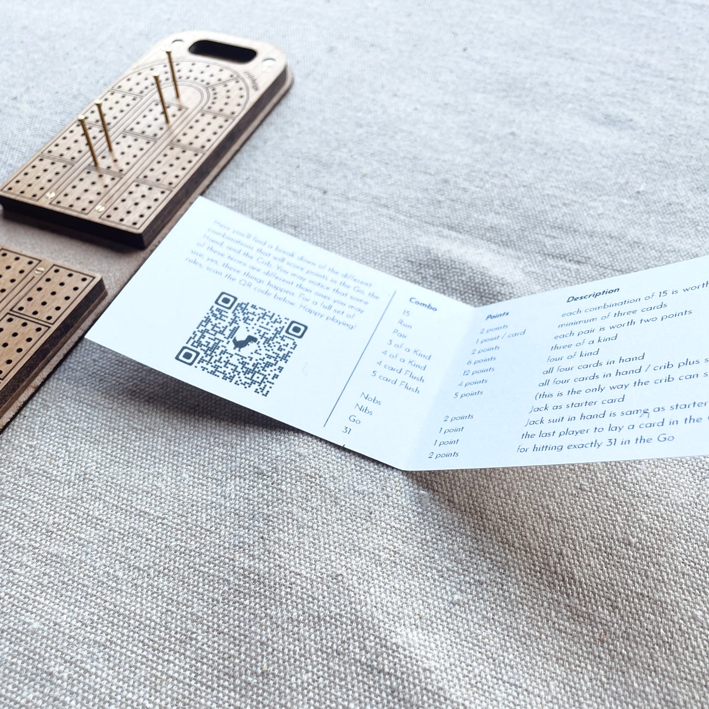 Travel Cribbage Board