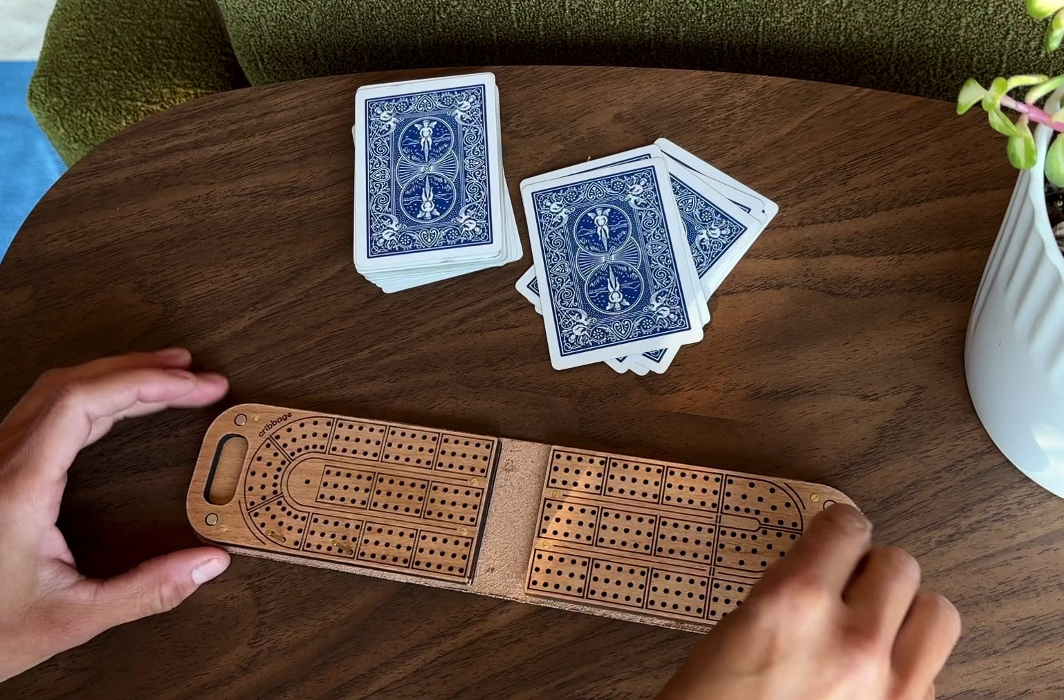 Travel Cribbage Board by Kinshop